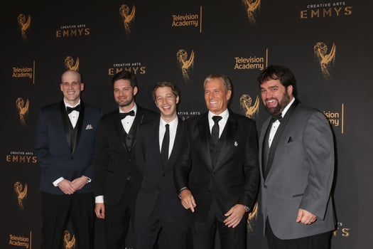 LOS ANGELES, SEP 9 - Dan Murrell, Joe Starr, Spencer Gilbert, Michael Bolton, Andy Signore at the 2017 Creative Emmy Awards at the Microsoft Theater on September 9, 2017 in Los Angeles, CA photo