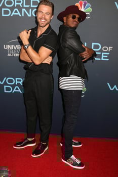 LOS ANGELES - MAY 1   Derek Hough, Ne-Yo at the World of Dance FYC Event at Saban Center, TV Academy on May 1, 2018 in North Hollywood, CA photo