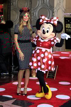 LOS ANGELES - JAN 22  Heidi Klum, Minnie Mouse at the Minnie Mouse Star Ceremony on the Hollywood Walk of Fame on January 22, 2018 in Hollywood, CA photo