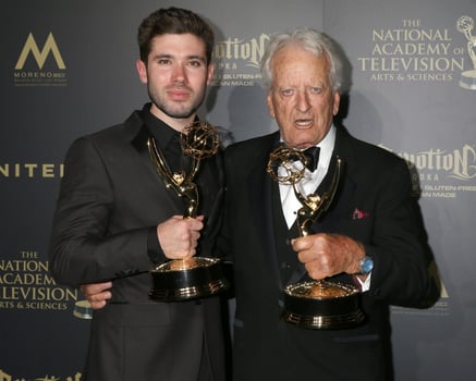 LOS ANGELES - APR 29   Kristos Andrews, Nicolas Coster at the 2017 Creative Daytime Emmy Awards at the Pasadena Civic Auditorium on April 29, 2017 in Pasadena, CA photo
