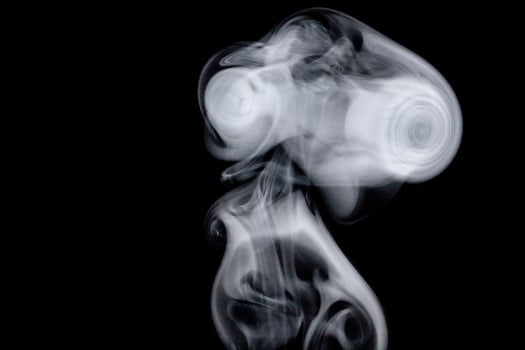 A lonely and curious smoke alien visiting our planet photo