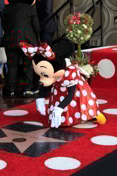 LOS ANGELES - JAN 22  Minnie Mouse at the Minnie Mouse Star Ceremony on the Hollywood Walk of Fame on January 22, 2018 in Hollywood, CA photo