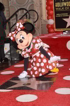 LOS ANGELES - JAN 22  Minnie Mouse at the Minnie Mouse Star Ceremony on the Hollywood Walk of Fame on January 22, 2018 in Hollywood, CA photo