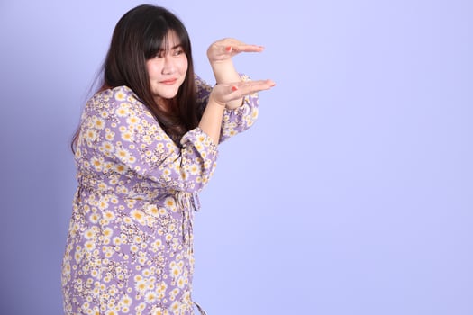 Chubby Asian Woman photo