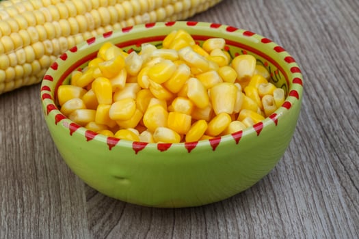 Sweet corn dish photo