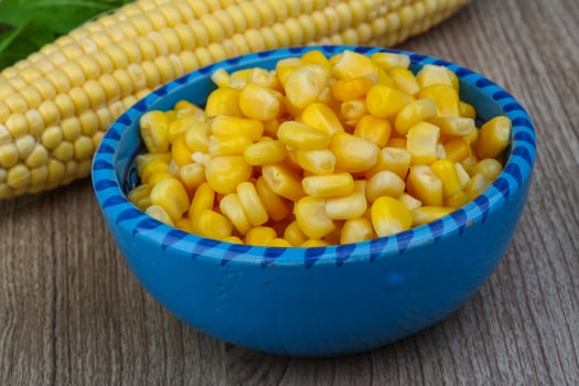 Sweet corn dish photo