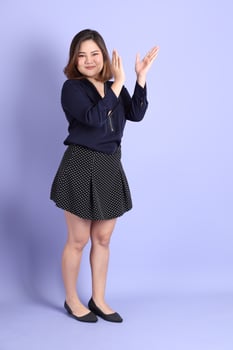 Chubby Asian Woman photo