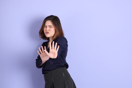 Chubby Asian Woman photo