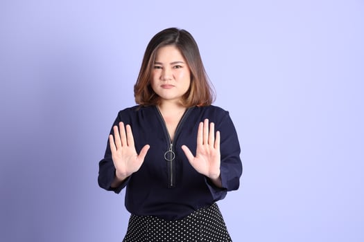 Chubby Asian Woman photo