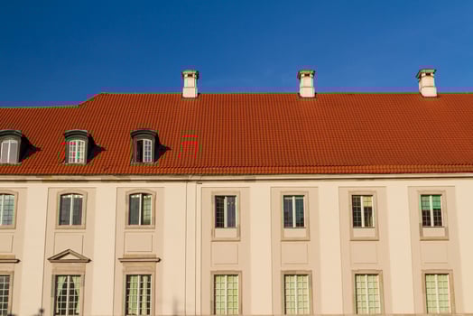 Castle Square in Warsaw, Poland photo