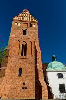 Gothic style architecture of the St. Mary's Church photo