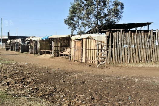 A view of the Kenya Countryside on the way to Kimilili photo