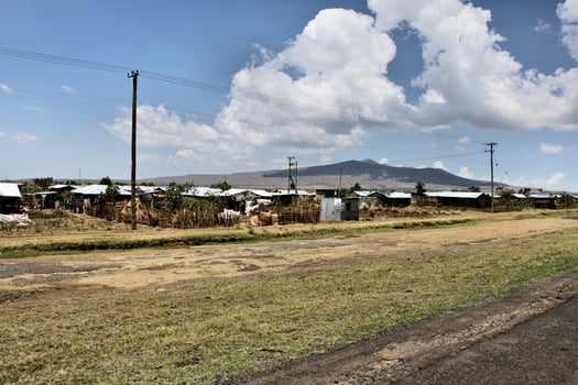 A view of the Kenya Countryside on the way to Kimilili photo