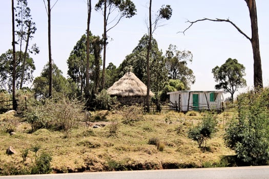 A view of the Kenya Countryside on the way to Kimilili photo