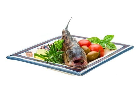 Roasted seabass view photo