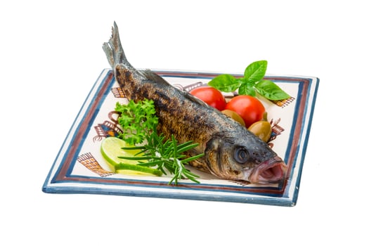 Roasted seabass view photo