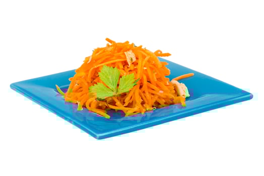 Carrot dish view photo