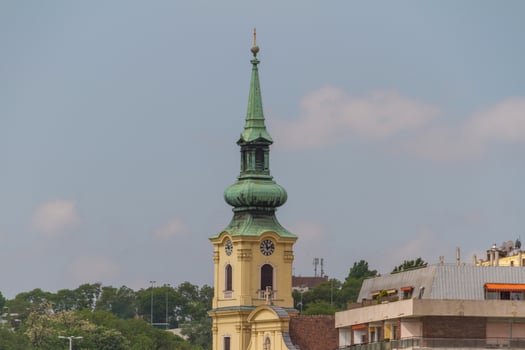 view of landmarks in Budapest photo