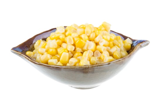 corn on white photo