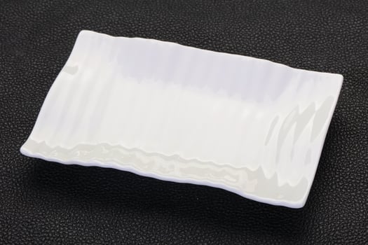 Empty white plate photo