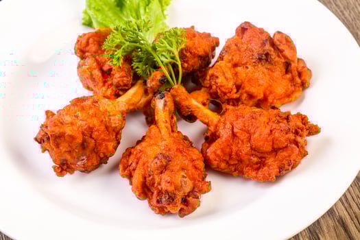 Chicken lollipops dish view photo