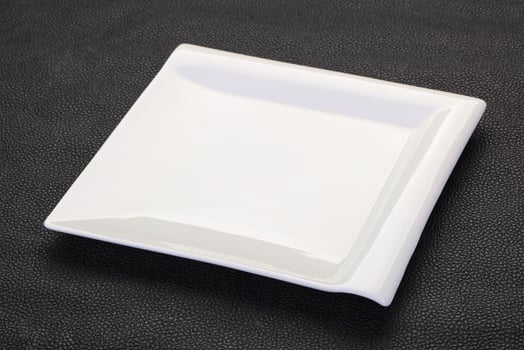Empty white plate photo