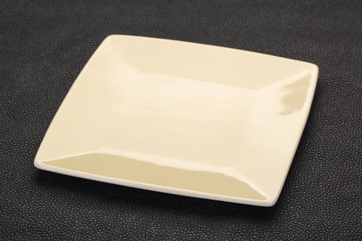Empty ceramic plate photo