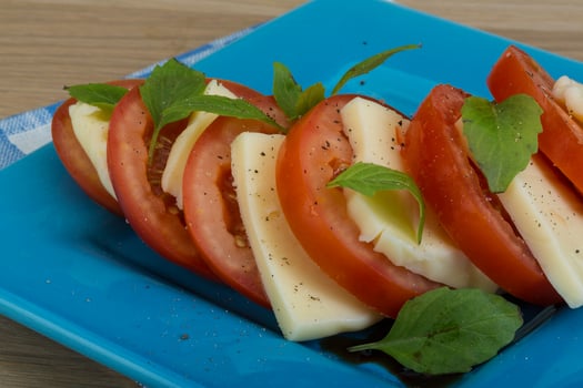 Caprese on wood photo