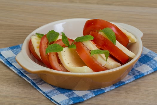 Caprese on wood photo