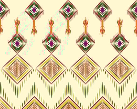 Ikat art pattern Native American African Asian Clothing Prints Abstract Background photo