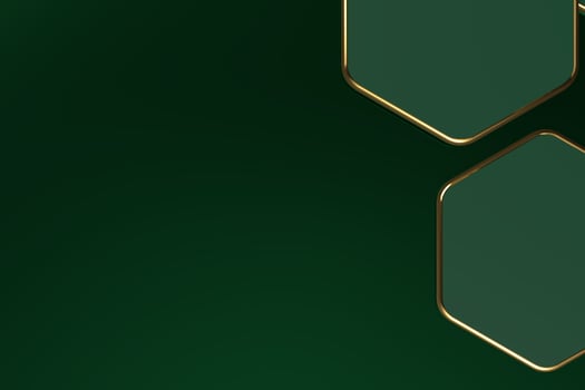 3d wallpaper hexagon gold modern color network tech inovative photo