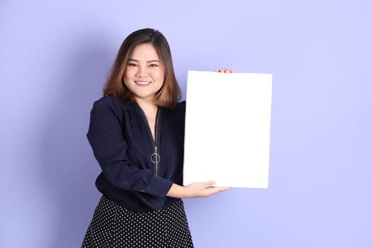 Chubby Asian Woman photo