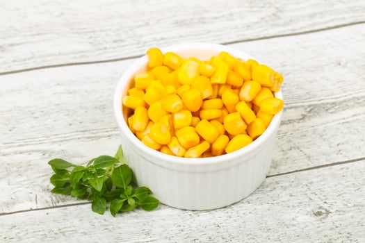 Young sweet corn photo