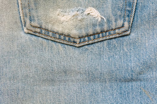The blue jeans or blue denim clean texture. photo