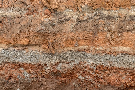 Background of the gravel section under the road. photo