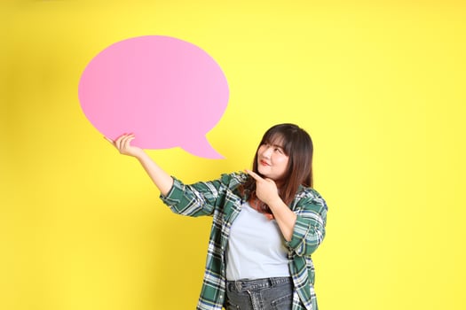 Chubby Asian Woman photo