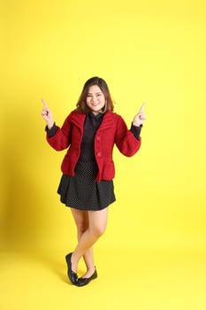 Chubby Asian Woman photo