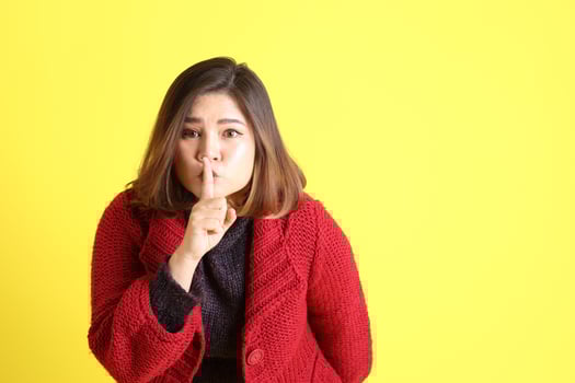 Chubby Asian Woman photo