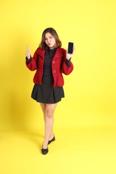 Chubby Asian Woman photo