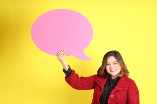 Chubby Asian Woman photo