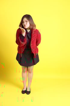 Chubby Asian Woman photo
