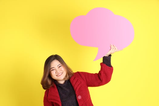 Chubby Asian Woman photo