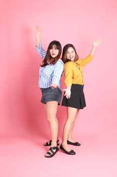 Happy Asian Friends photo