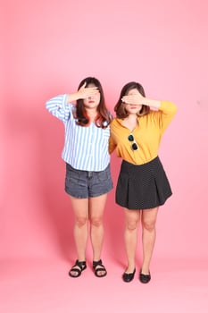 Happy Asian Friends photo
