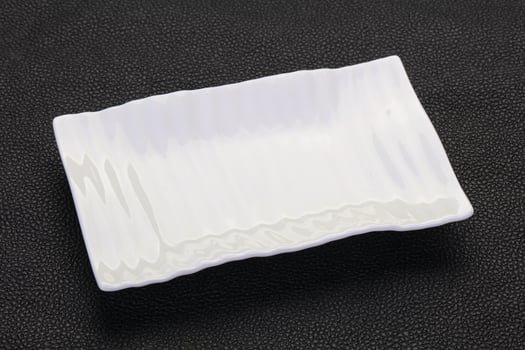 Empty white plate photo