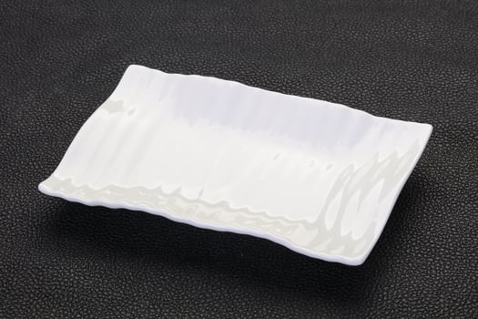 Empty white plate photo