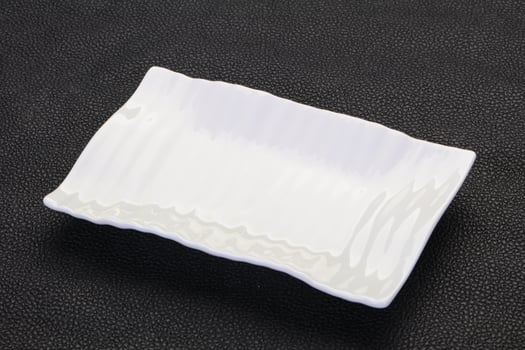 Empty white plate photo