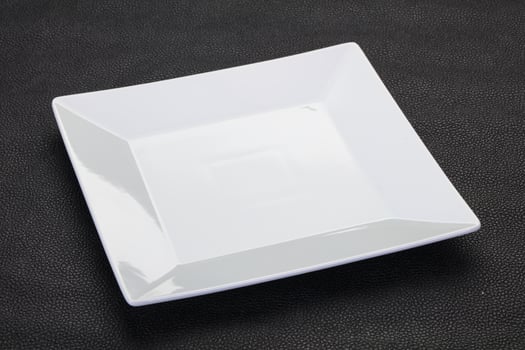 Empty white plate photo