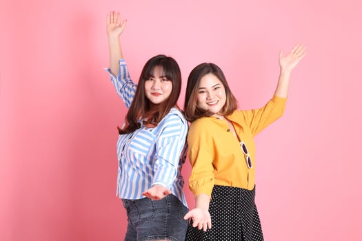 Happy Asian Friends photo