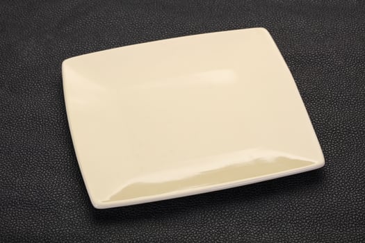 Empty ceramic plate photo
